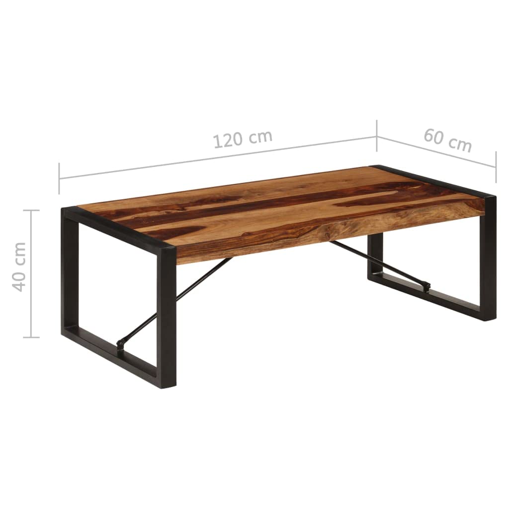 Solid Sheesham Wood Coffee Table X87004