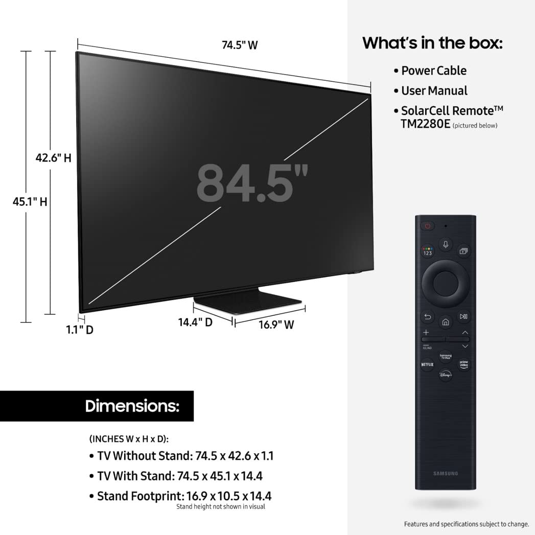 85" 4K Neo QLED Mini LED Smart TV J745