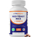 Red Yeast Rice CoQ10 Niacin Garlic 120 Veg Capsules S85418