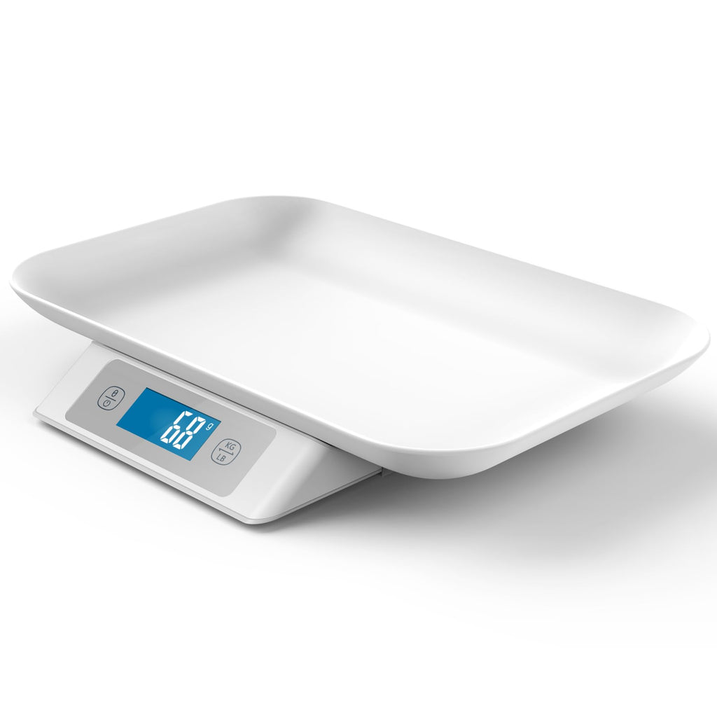 Digital Pet Scale 33 lbs Removable Tray Grey M1186