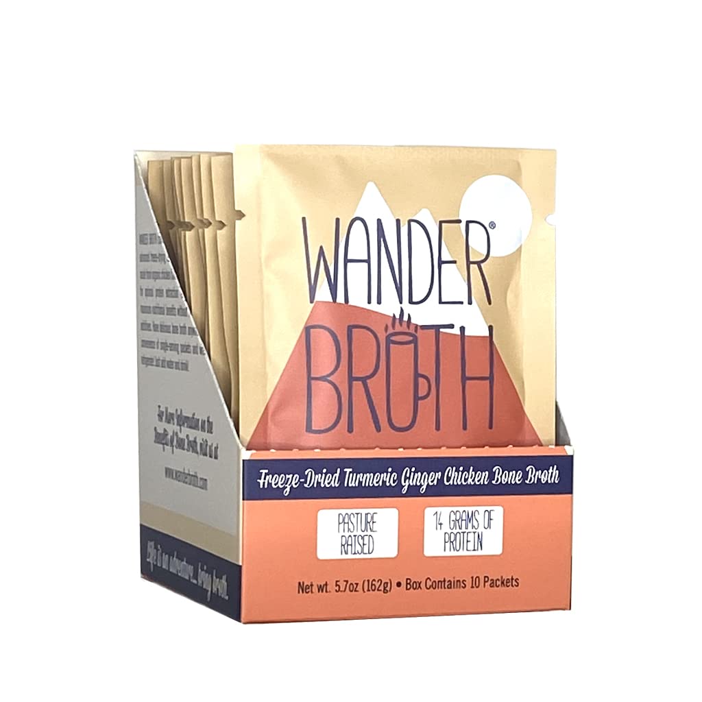 Organic Turmeric Ginger Chicken Bone Broth 10 Pack G281483