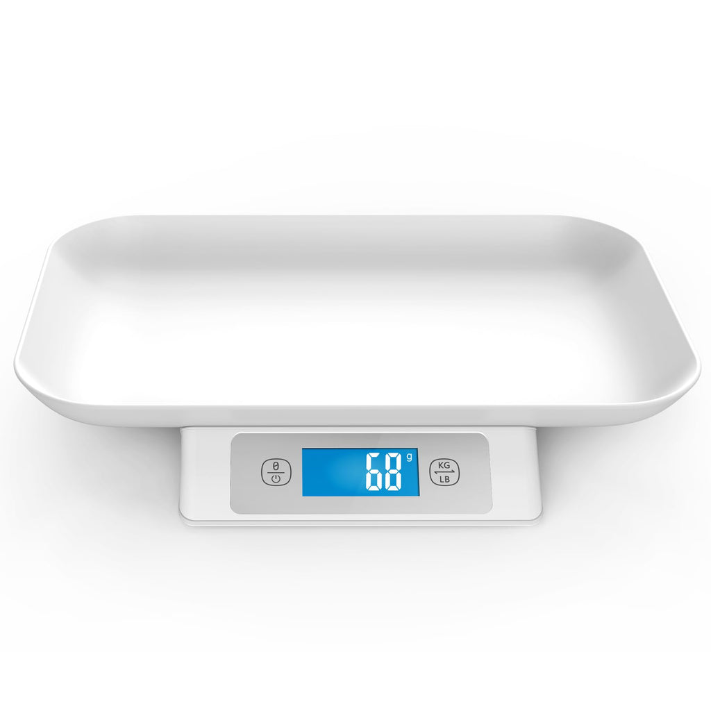 Digital Pet Scale 33 lbs Removable Tray Grey M1186
