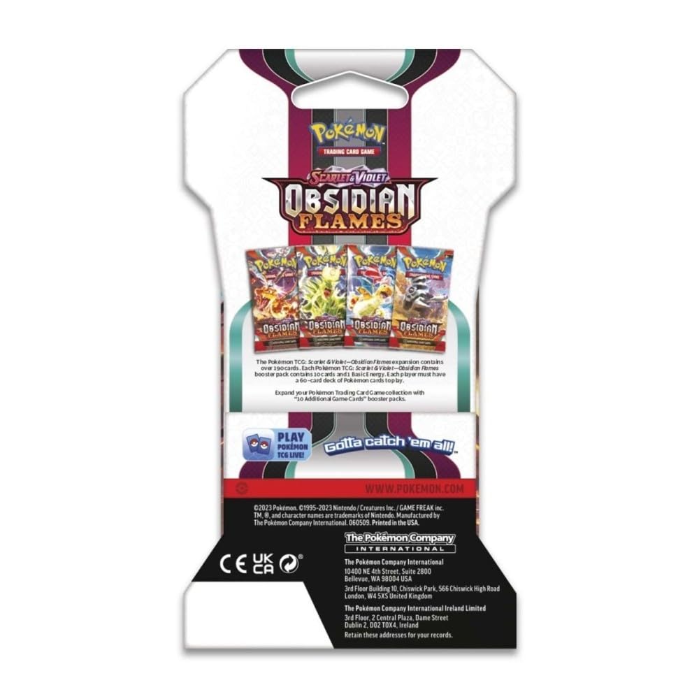 Pokemon Scarlet & Violet Obsidian Flames Booster 8 Packs C59456