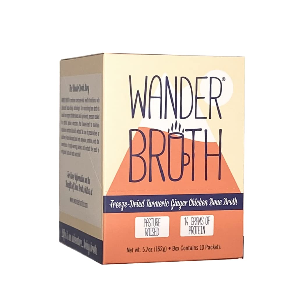 Organic Turmeric Ginger Chicken Bone Broth 10 Pack G281483