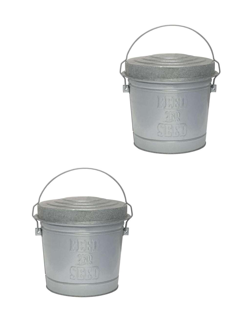 6 Gallon Locking Lid Feed & Seed Can 2 Pack L188242