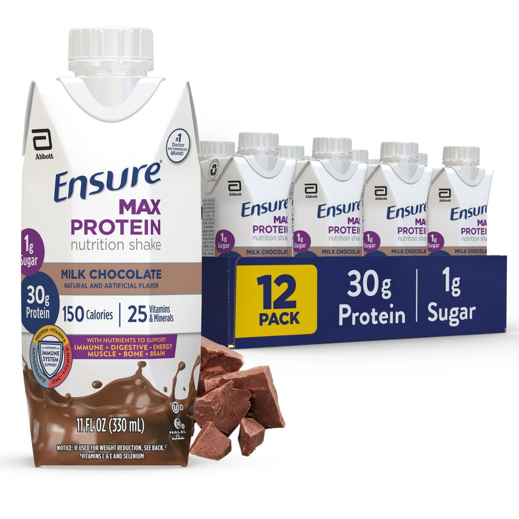 Vanilla Nutrition Shake 24 Pack and Milk Chocolate Protein Nutrition Shake 12 Pack K72328