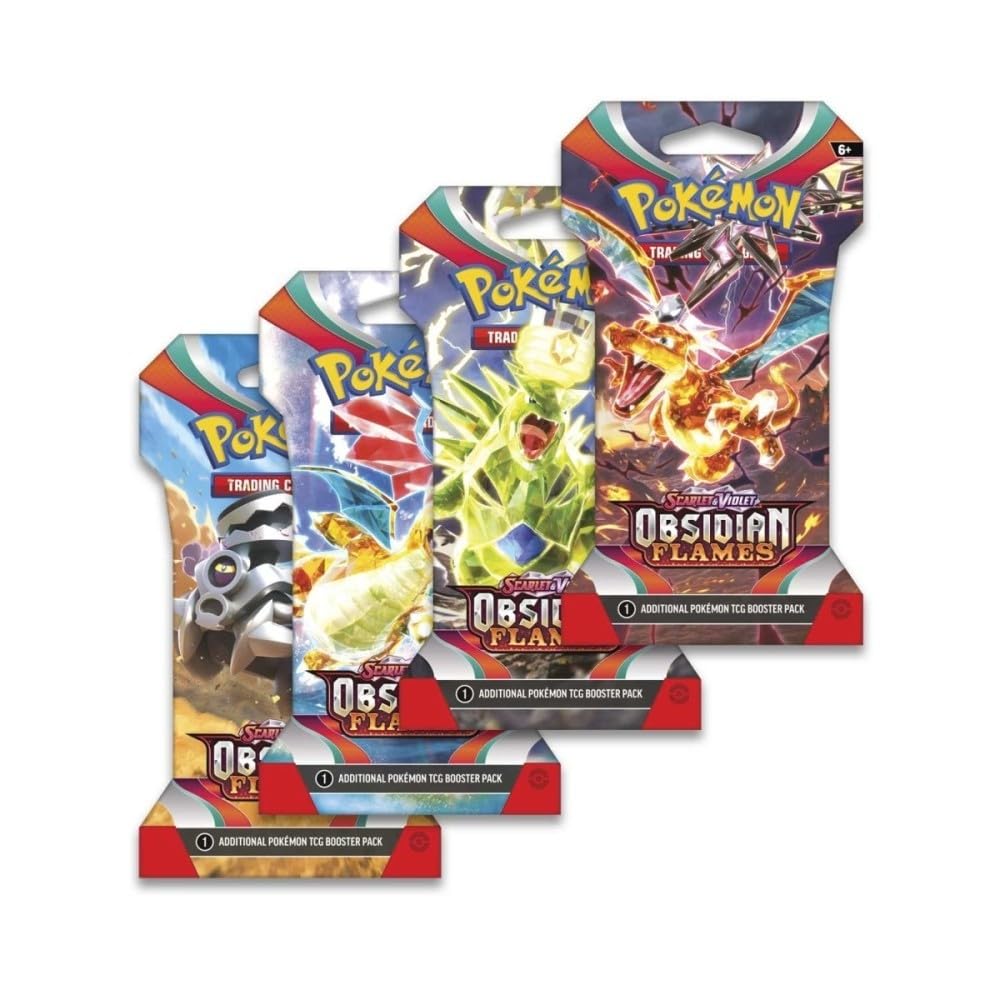 Pokemon Scarlet & Violet Obsidian Flames Booster 8 Packs C59456