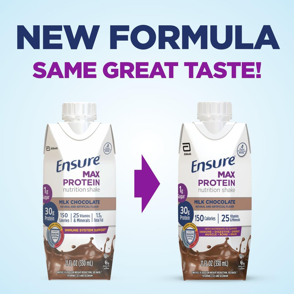 Vanilla Nutrition Shake 24 Pack and Milk Chocolate Protein Nutrition Shake 12 Pack K72328