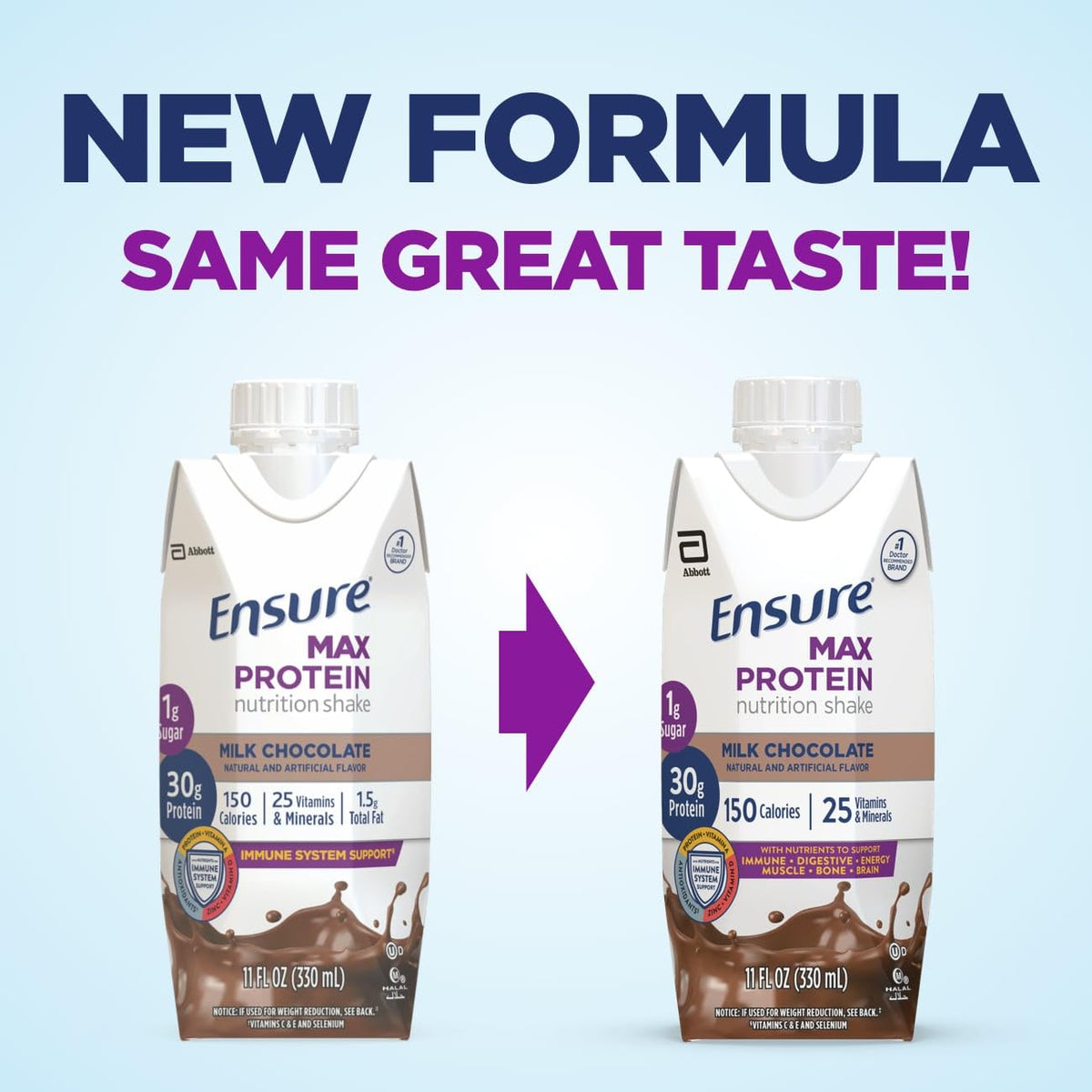 Vanilla Nutrition Shake 24 Pack and Milk Chocolate Protein Nutrition Shake 12 Pack K72328