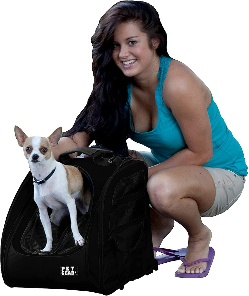 Black Pet Roller Backpack O48201
