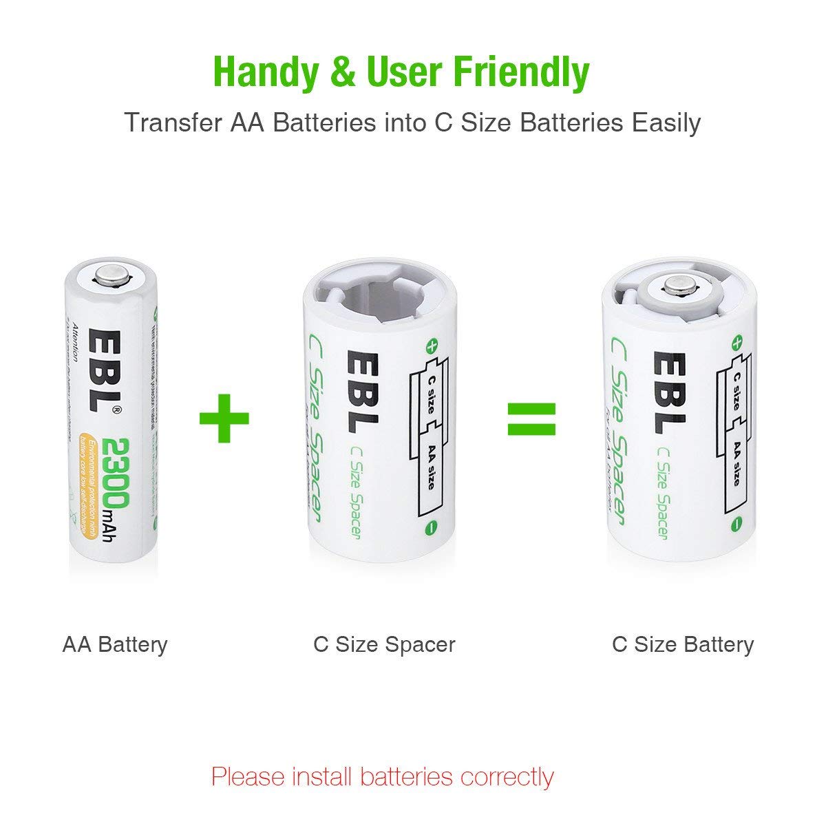 Purple Battery Box with 12 AA Batteries, 8 AAA Batteries, C Adapters, D Adapters U146