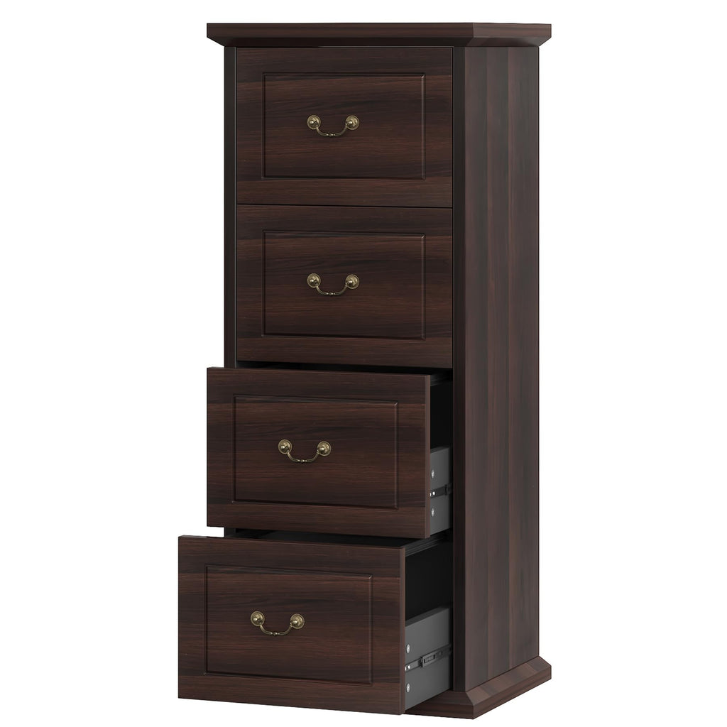 4 Drawer Walnut File Cabinet W4730