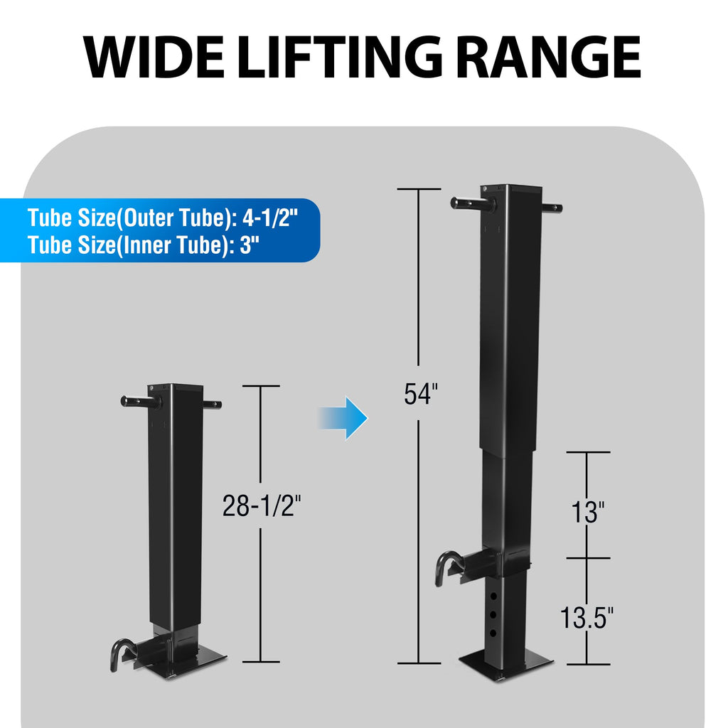 12000lbs Capacity Heavy-Duty Trailer Jack R843