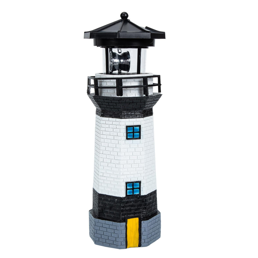 Solar Rotating Lighthouse Garden Light P8840