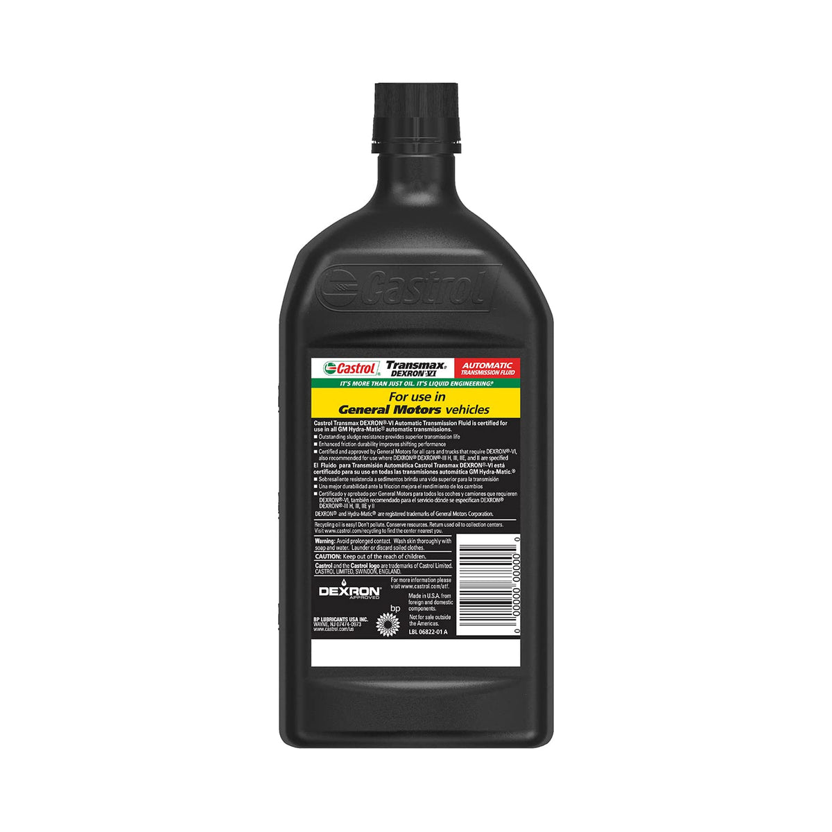 Automatic Transmission Fluid, 1 Quart, Pack of 6 M843016