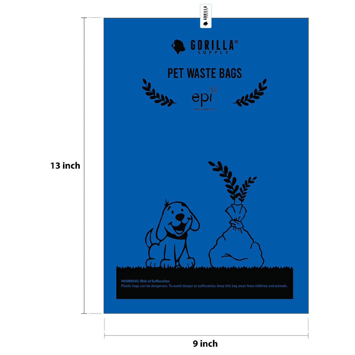 1000 Count Dog Poop Waste Bags with Dispenser F250