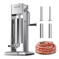Manual Sausage Stuffer 11lbs/5L Vertical 4 Tubes S59519