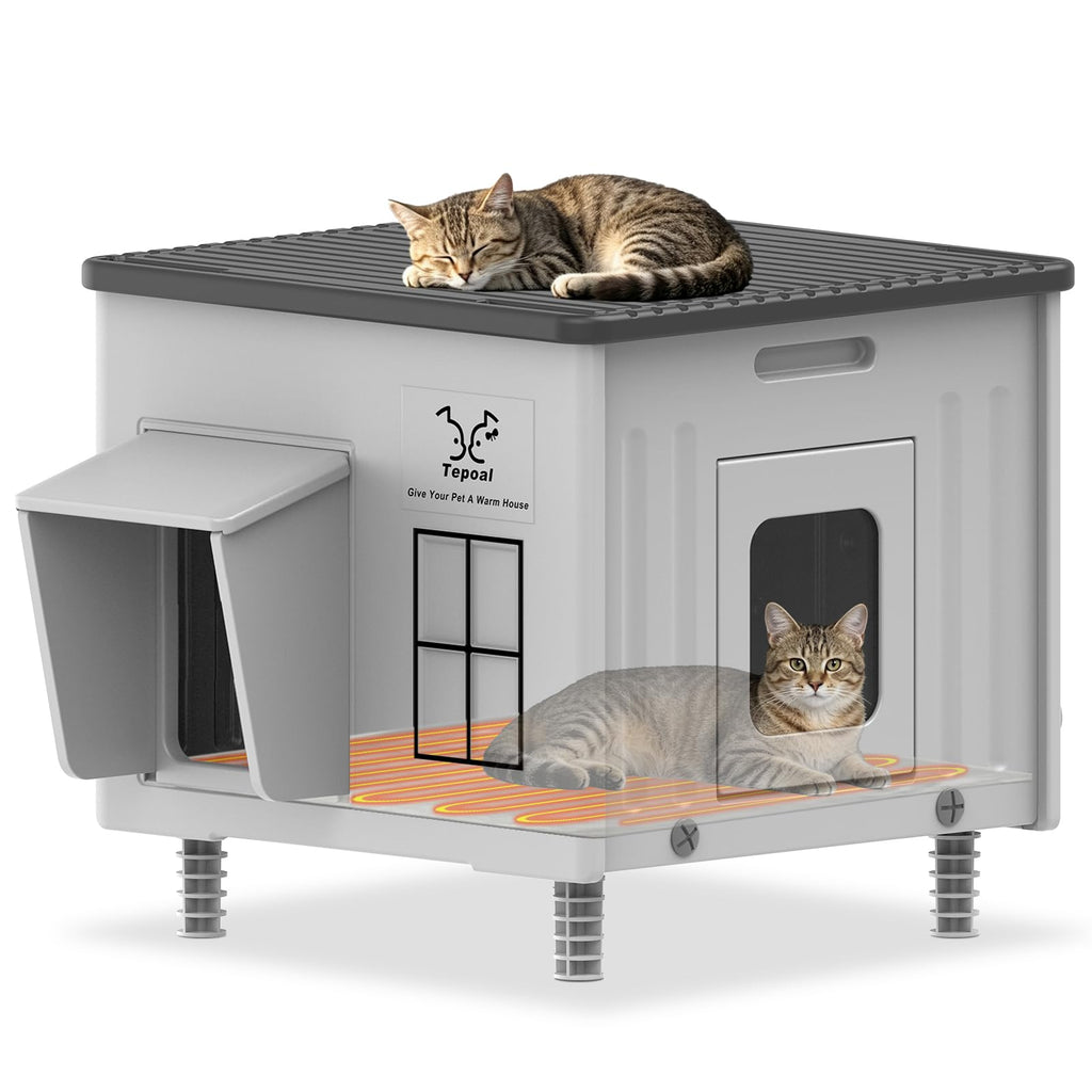 Heated Waterproof Insulated Cat House G259522