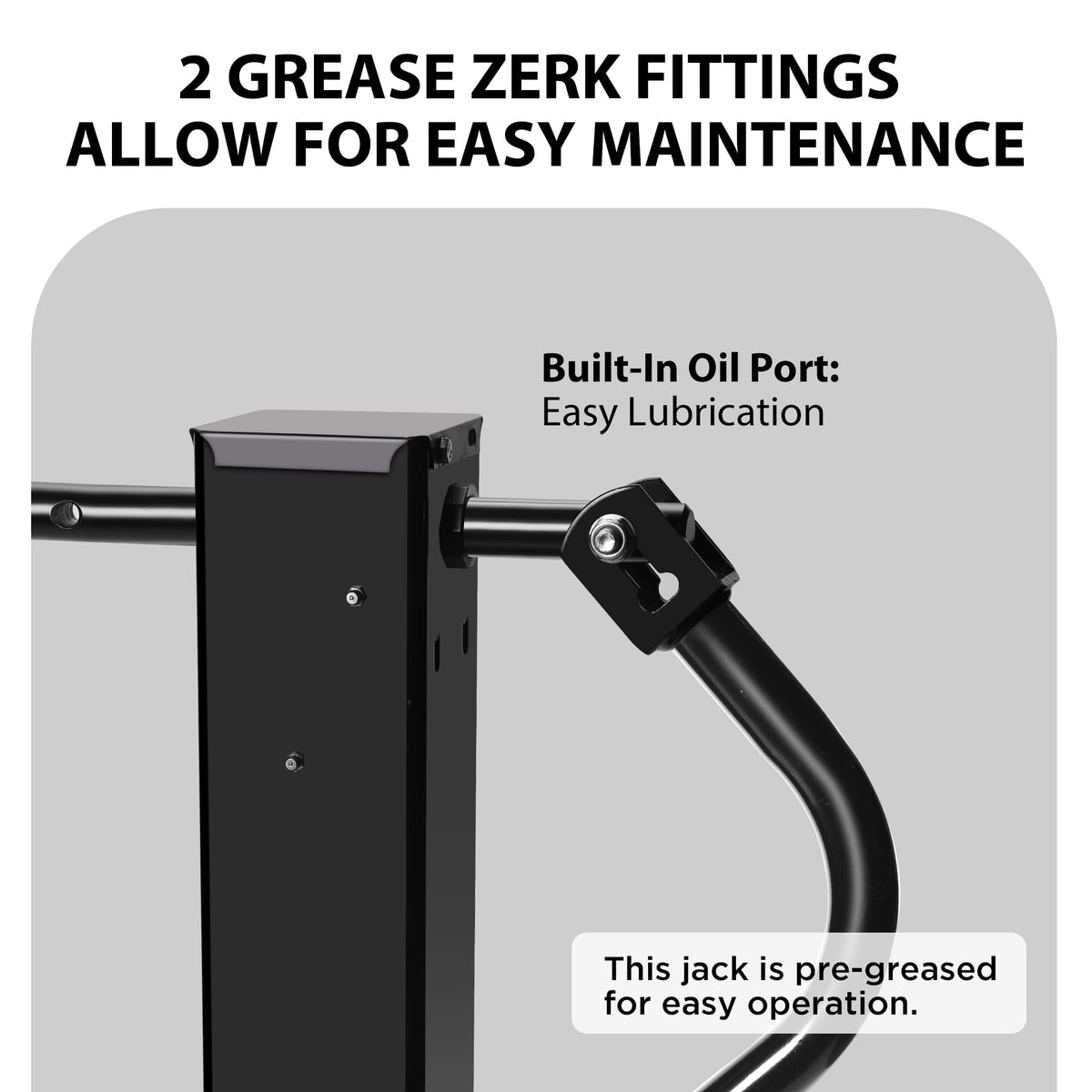 12000lbs Capacity Heavy-Duty Trailer Jack R843