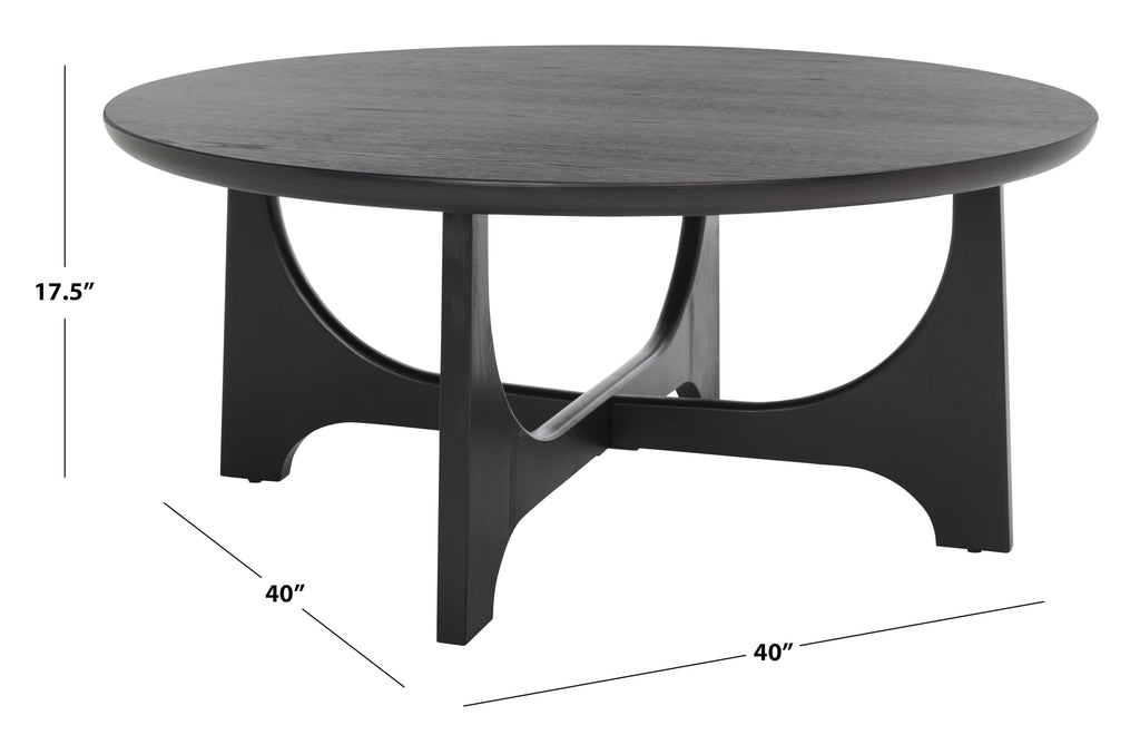 Black Wood Coffee Table T7405