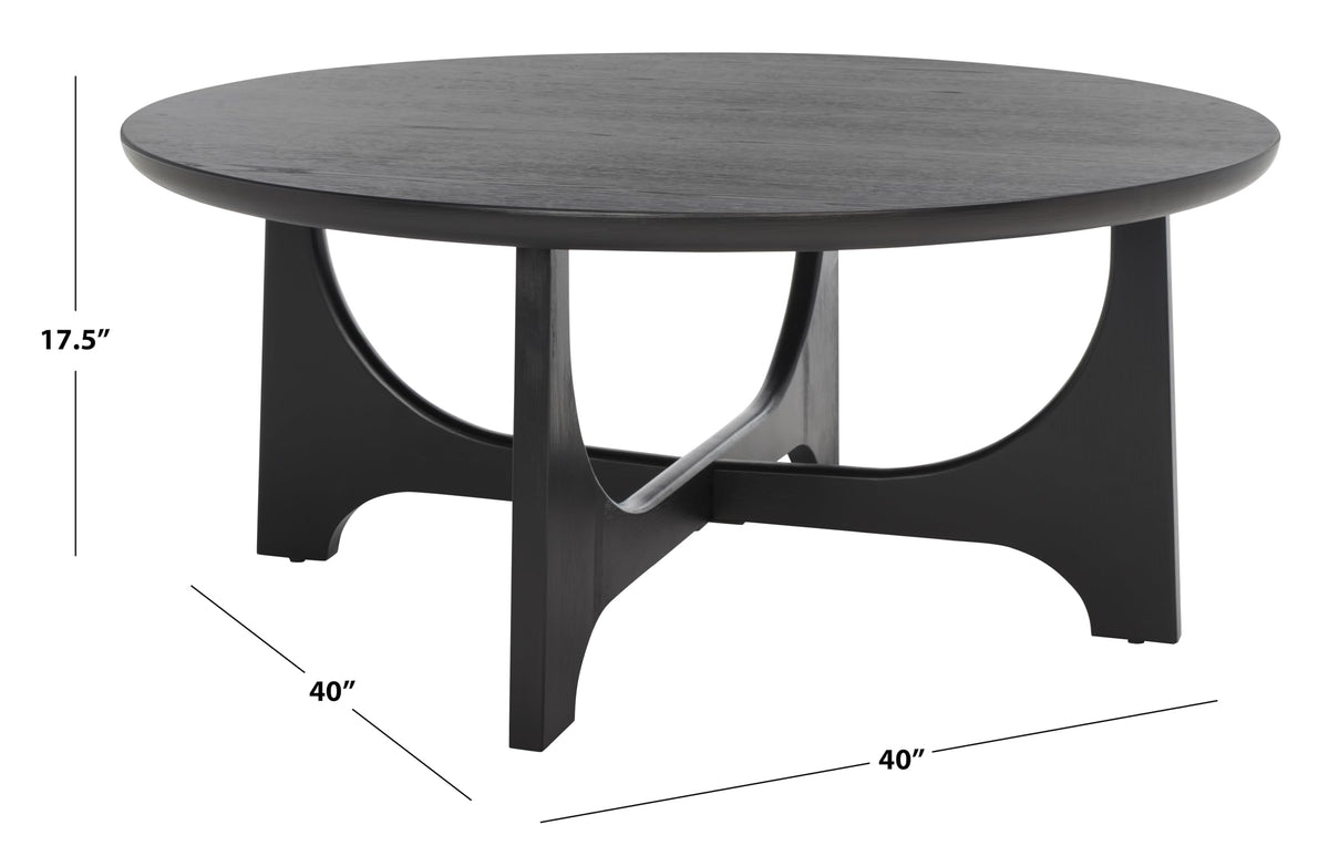 Black Wood Coffee Table T7405