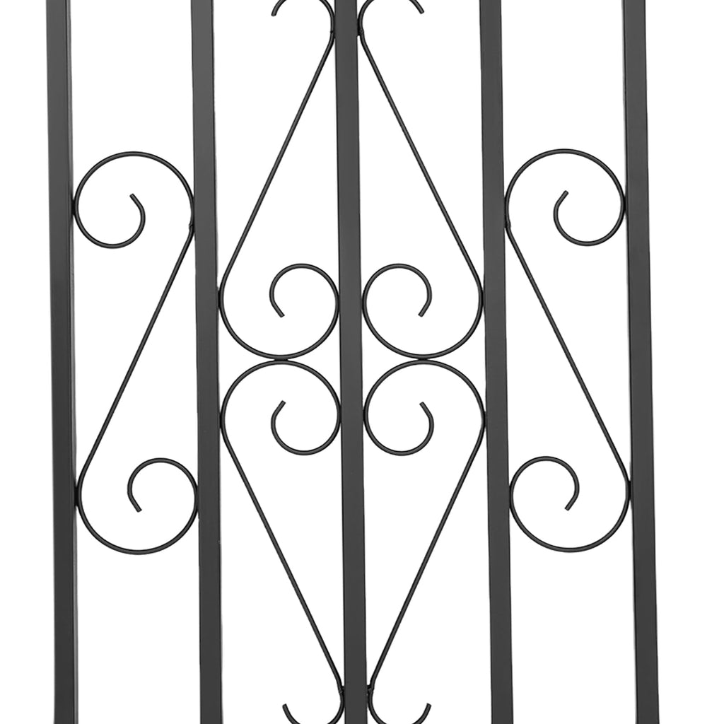 24 x 36 Inch Heavy Duty Iron Window Security Bars, Black 2 Pack X3623