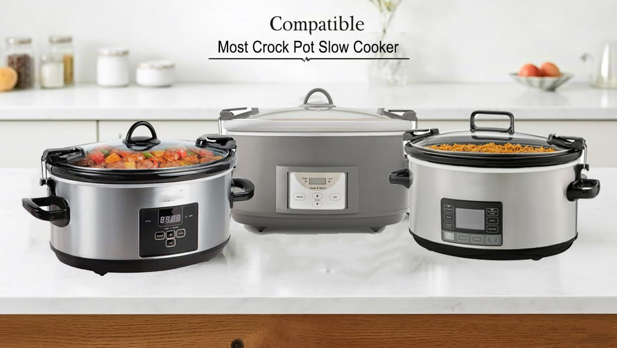 7 Qt Ceramic Slow Cooker Pot Y66022