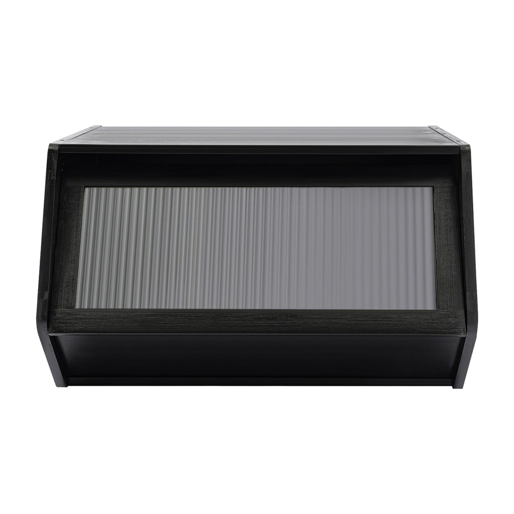 Bamboo Stackable Storage Cabinet with Lid E255975