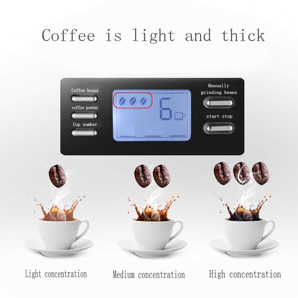 10 Cups Programmable Drip Coffee Machine with Glass Carafe T256