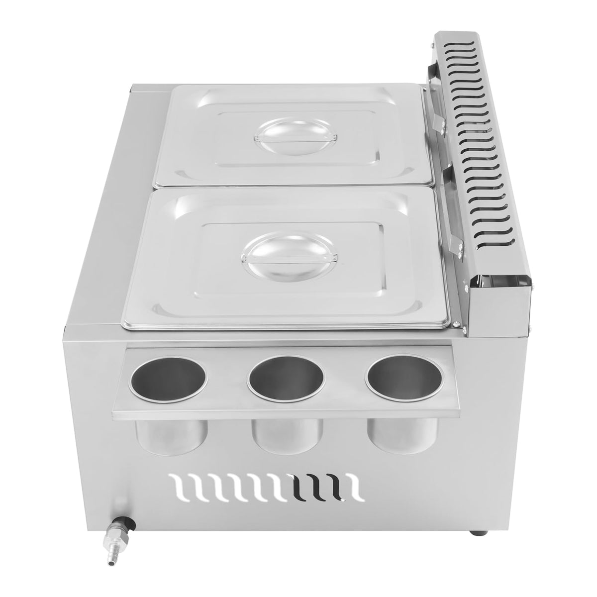 Stainless Steel Countertop Gas Deep Fryer with Basket W2850