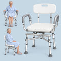 Swivel Shower Chair with Arms D344