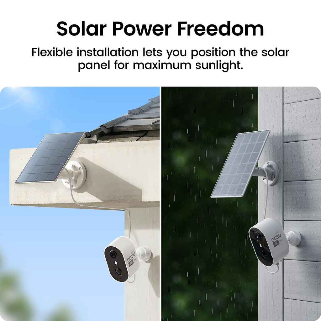 2K Solar Security Cameras Wireless Outdoor System I120057