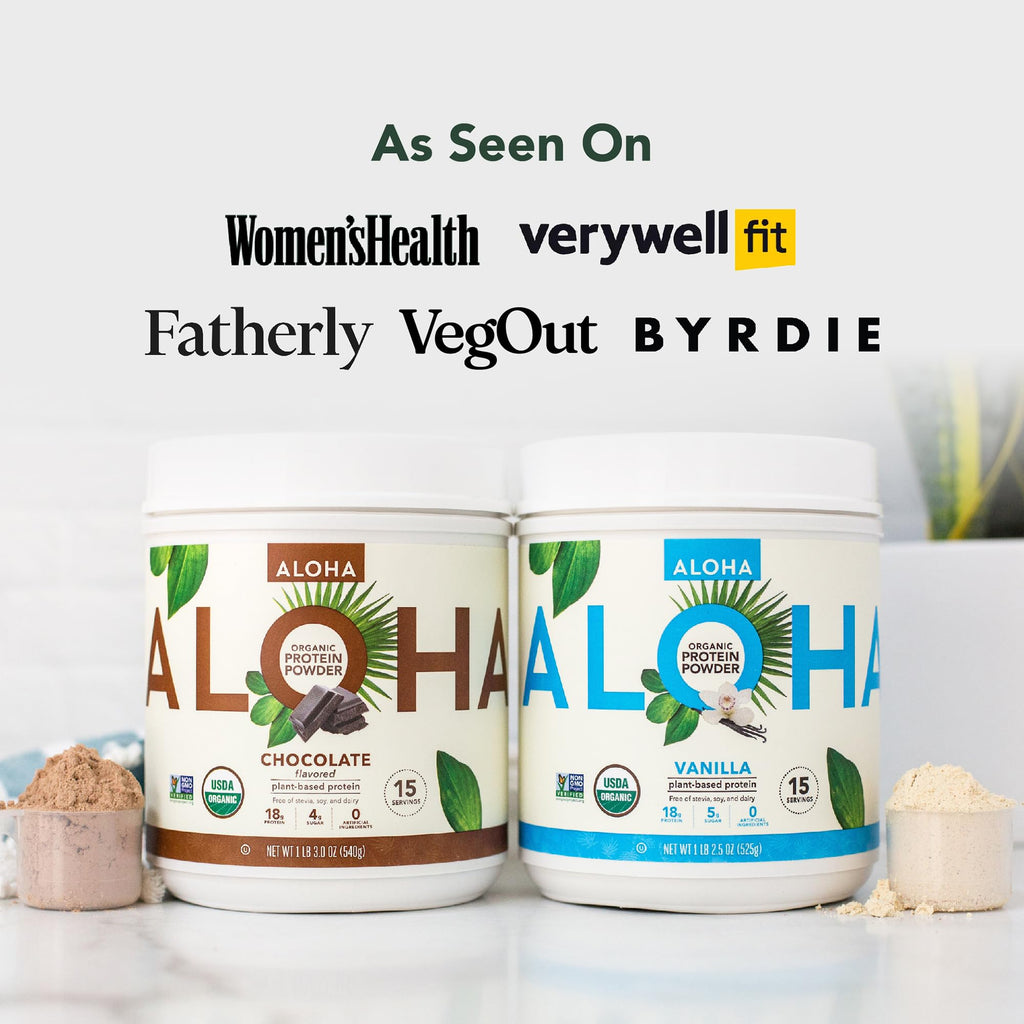 Organic Plant Based Vanilla Protein Powder 19.6 oz I532