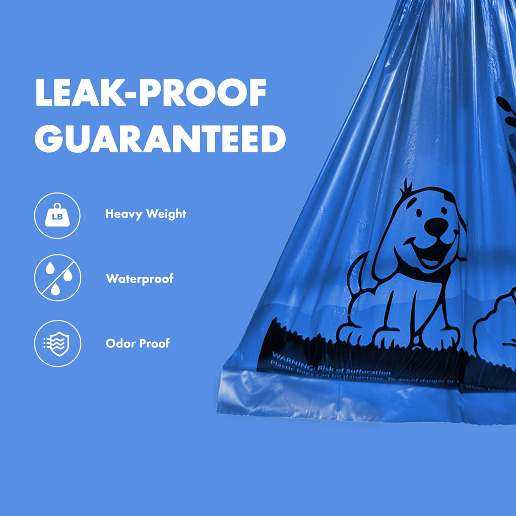 1000 Count Dog Poop Waste Bags with Dispenser F250