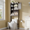 Over The Toilet Storage Cabinet with Adjustable Shelf and Double Doors B547
