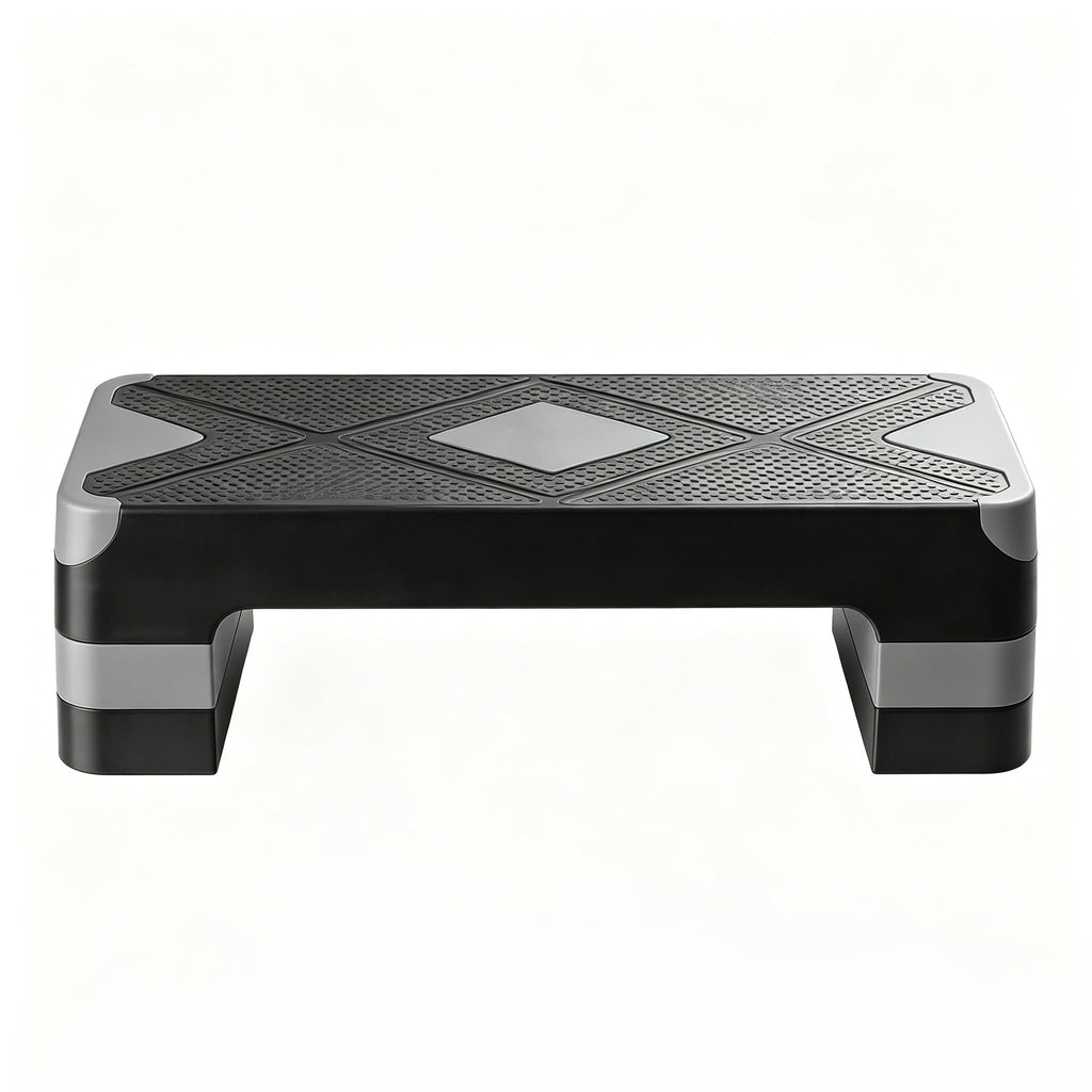 28-Inch Height Adjustable Aerobic Step Platform with 4 Risers U1730