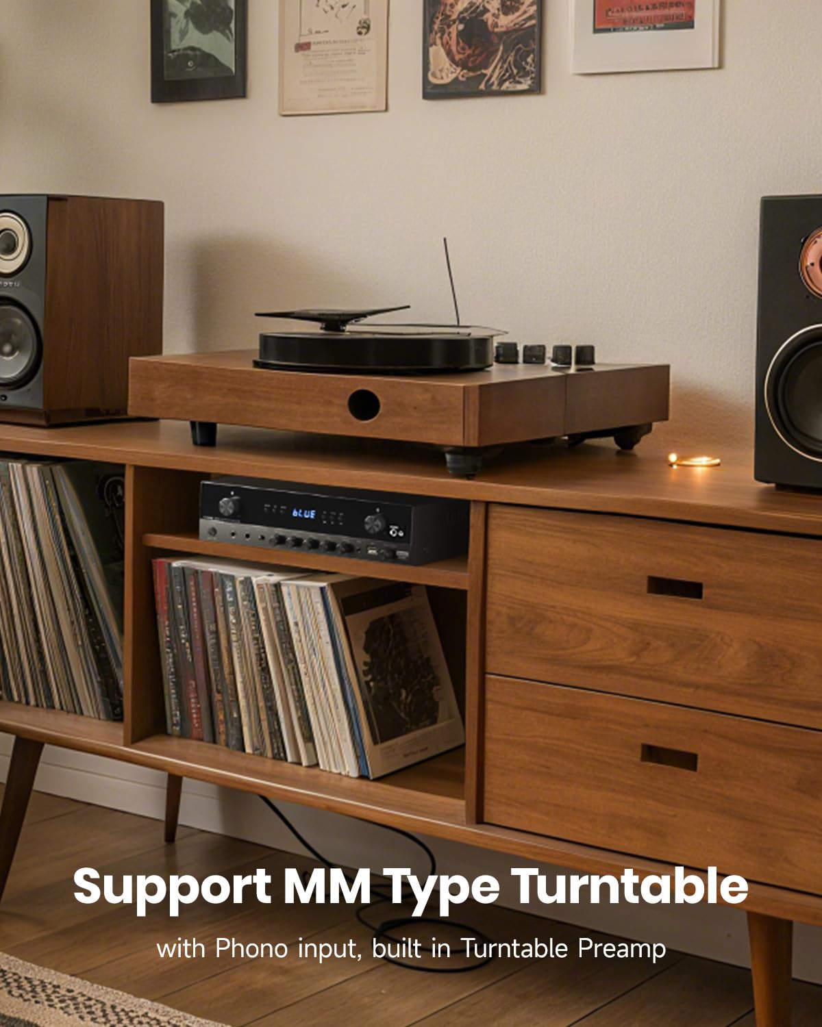 600W 2 Channel Stereo Audio Amplifier with Bluetooth B7959