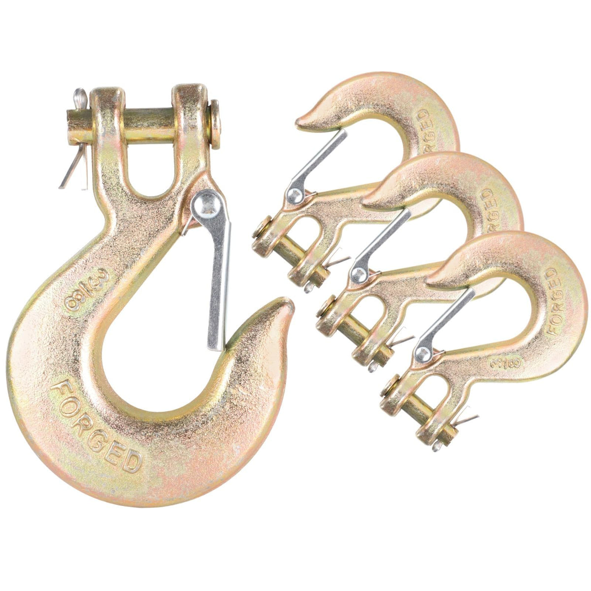 3/8-Inch Grade 70 Steel Clevis Slip Hooks 4-Pack V76027