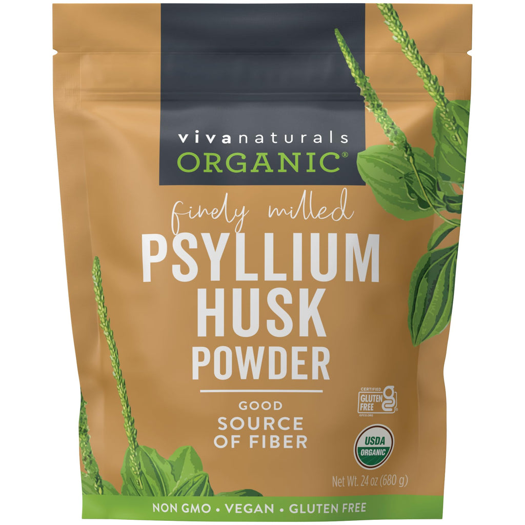 Organic Psyllium Husk Powder, 24 oz H732
