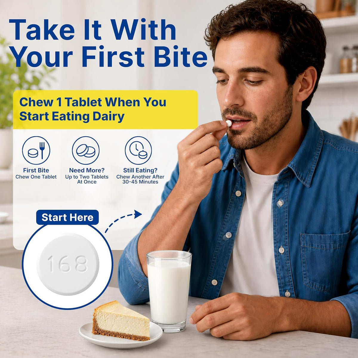 Lactase Enzyme Caplets 9,000 FCC Units W6659