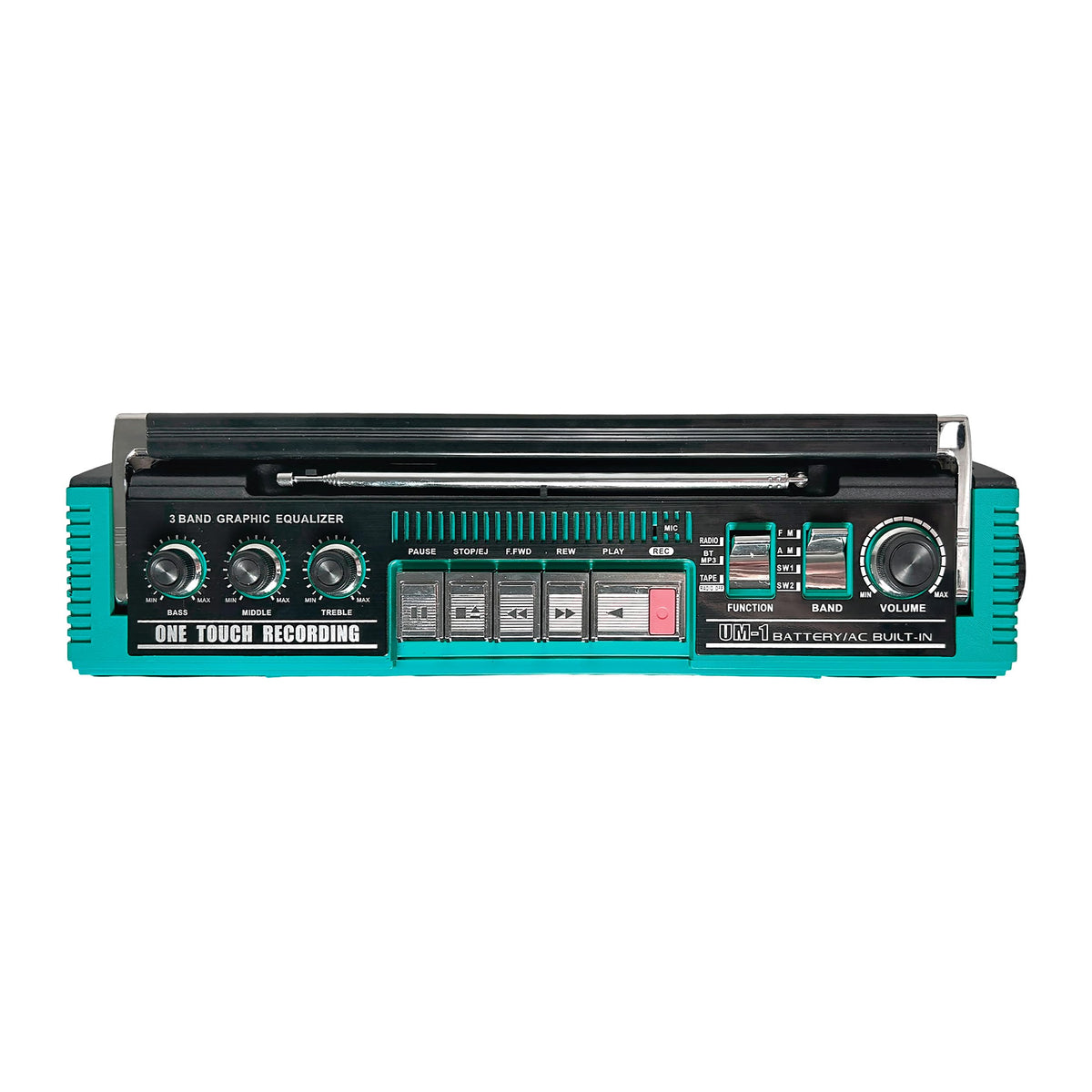 Aqua Bluetooth Cassette Player Recorder J844325