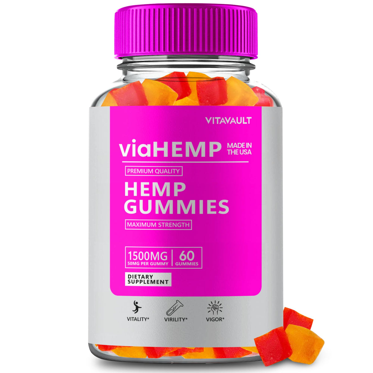Hemp Gummies 60 Gummies K46269