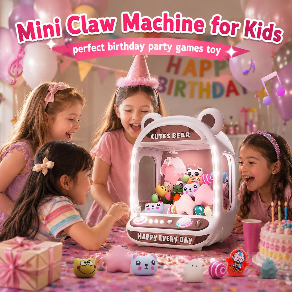 Claw Machine with Refill Toys & Prizes H882636