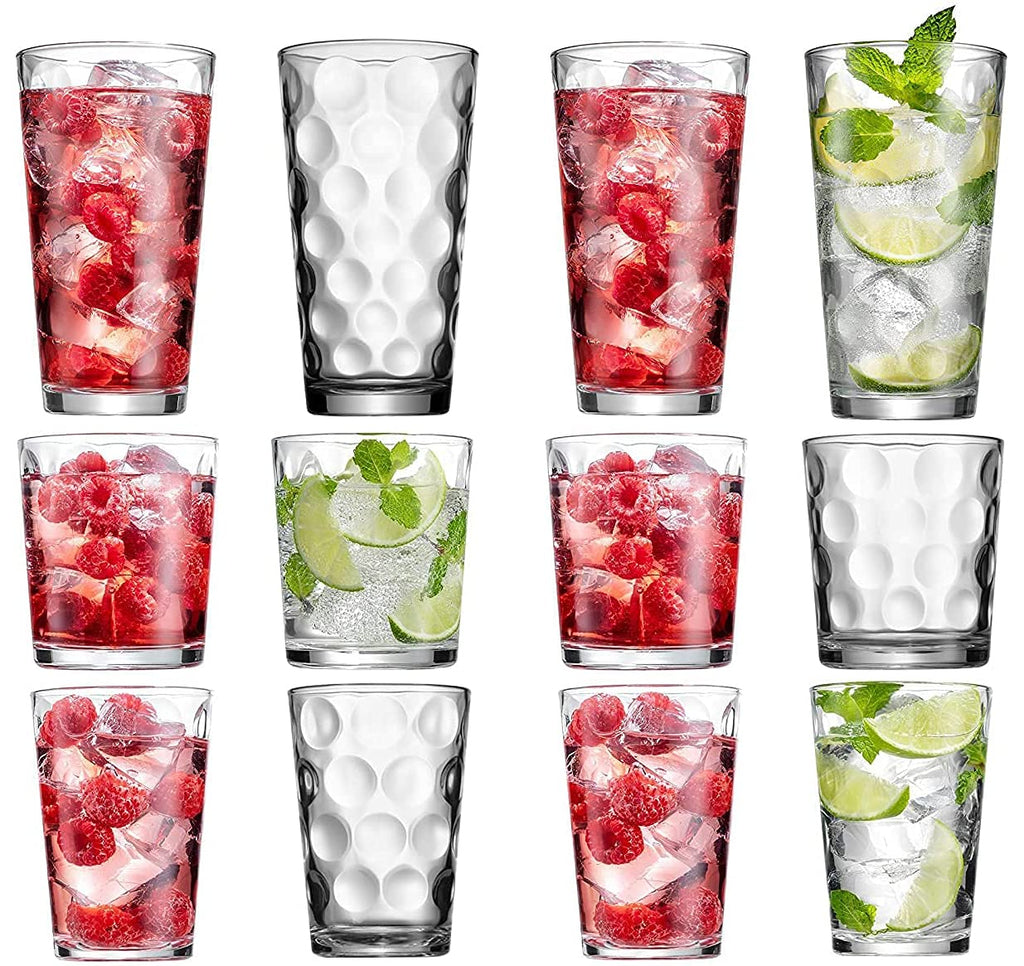 Set of 12 Stackable Drinking Glasses A44259