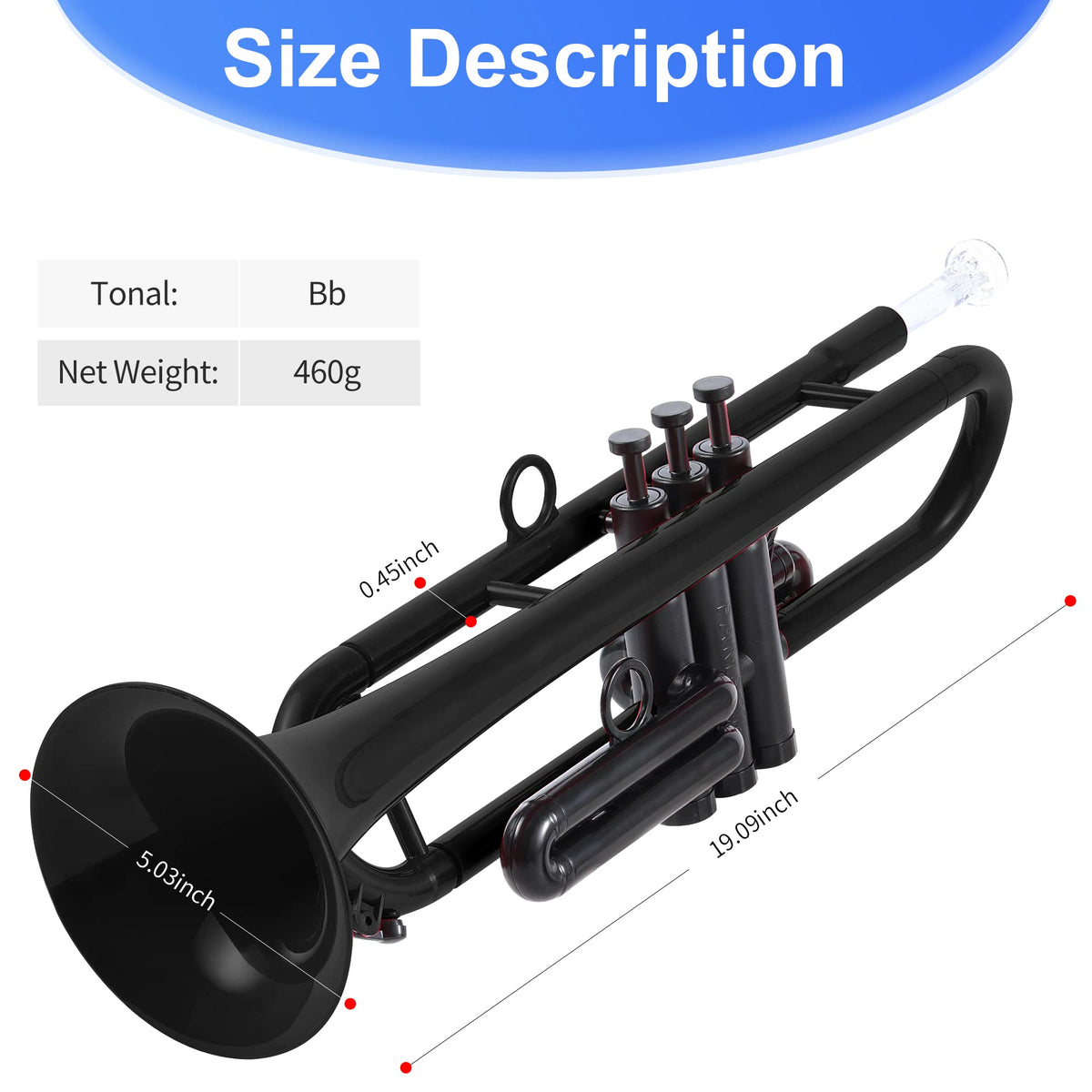 Plastic Bb Trumpet Set Y906