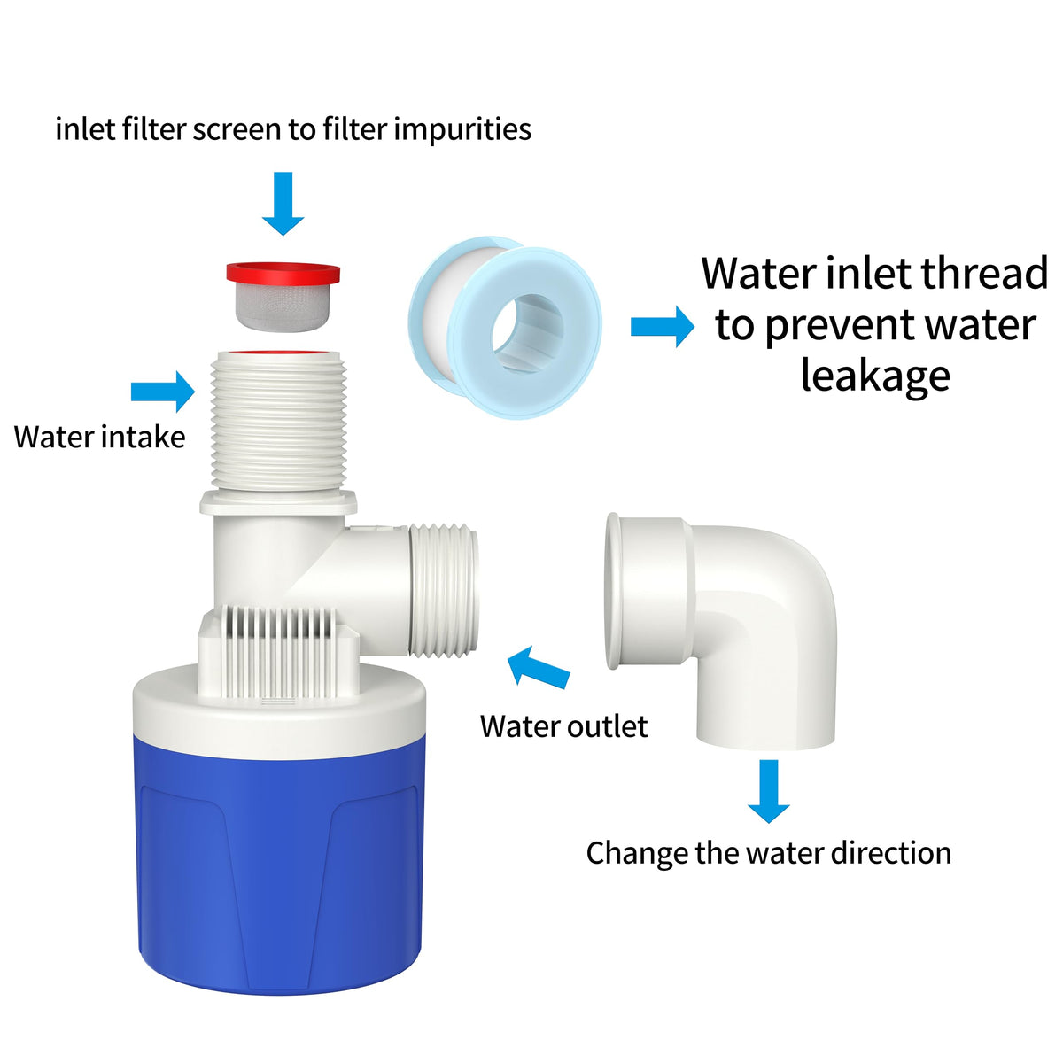 Automatic Water Level Control Valve Inside Type U268