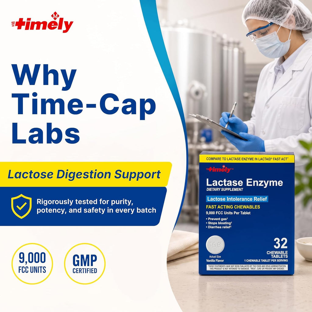 Lactase Enzyme Caplets 9,000 FCC Units W6659