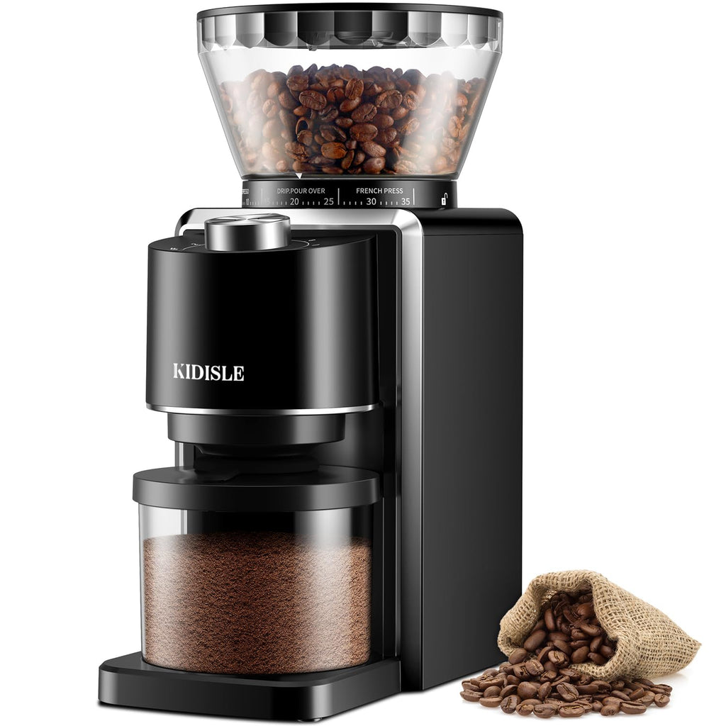 Conical Burr Electric Coffee Grinder 35 Settings Black E32020