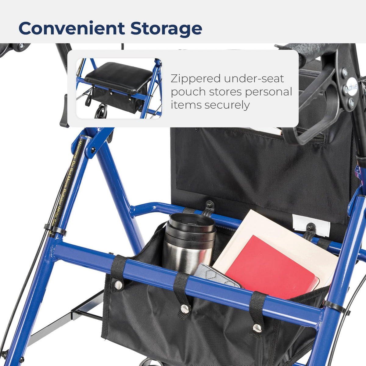 Foldable Rollator Walker with Seat Y221