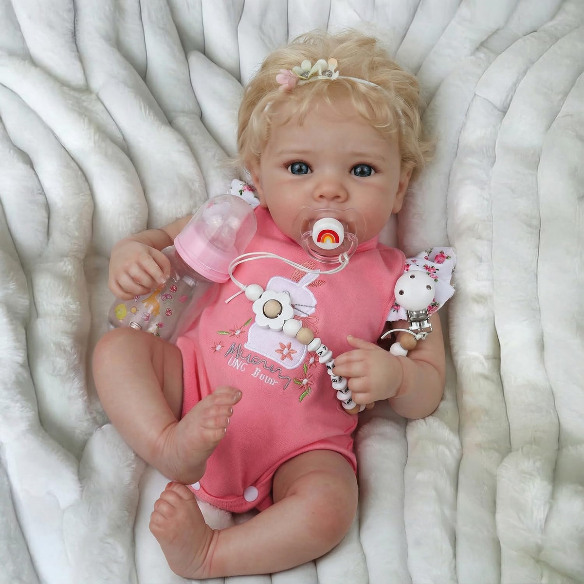 20 Inch Realistic Silicone Vinyl Baby Doll Y443